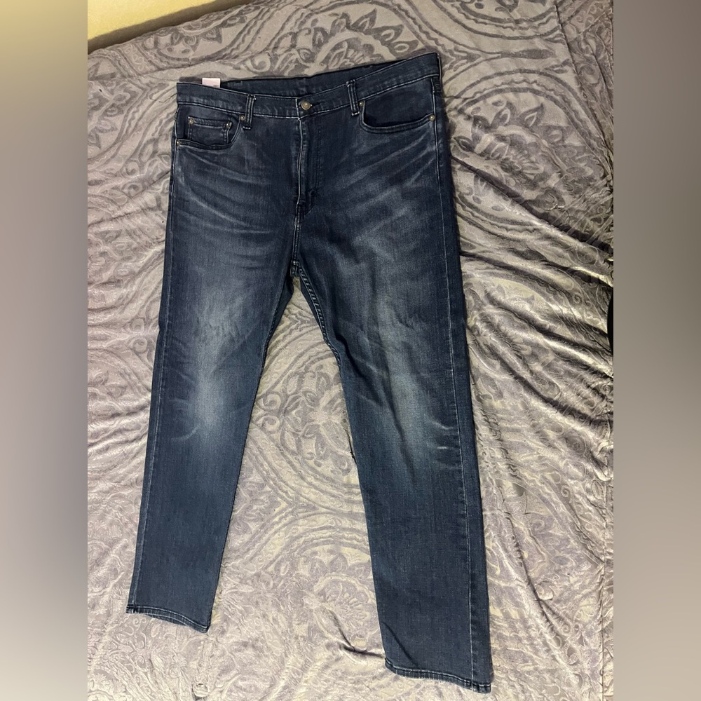 never used levi stretchy pants , smoke free home pet free 38z34
